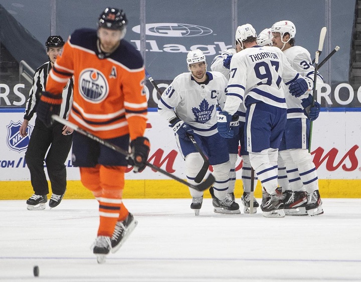 De huidige Toronto Maple Leafs verdedigt de eerste plaats in de competitie